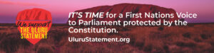 It's time for a first nations voice to parliament protected by the constitution.