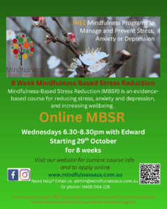 Which Mindfulness Courses are Coming Up