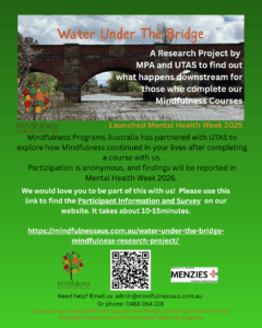 Water Under The Bridge Mindfulness Research Project